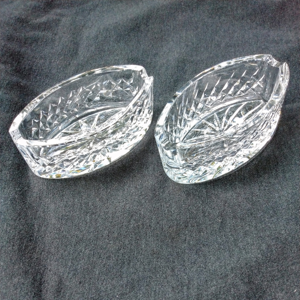 Waterford Crystal Oval Ashtrays